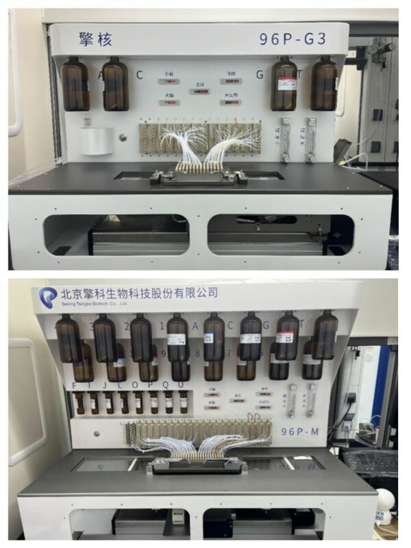 上：96P-G3合成仪；下：96P-M合成仪