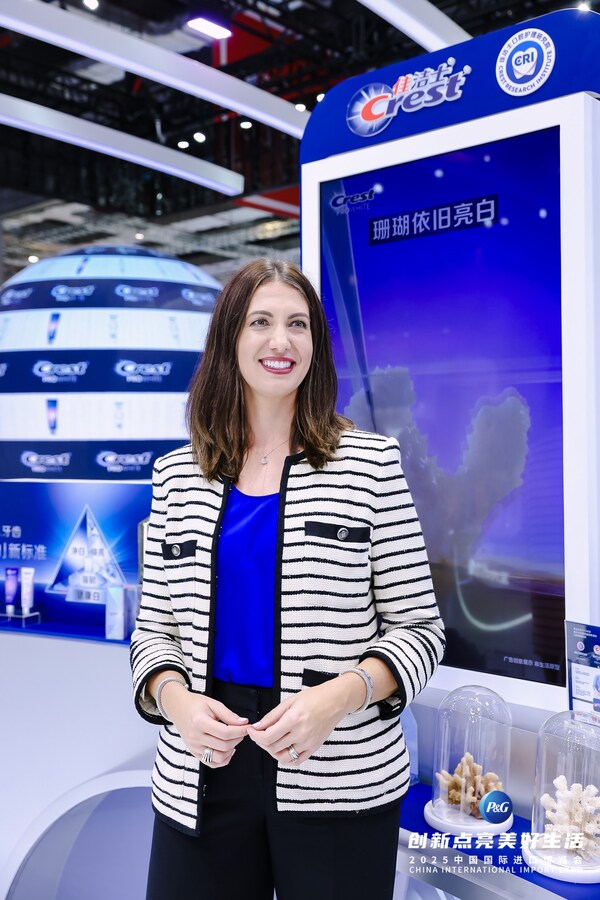 宝洁大中华区口腔护理事业部总裁艾敏皓(Amy Alt)女士 宝洁大中华区口腔护理事业部总裁艾敏皓(Amy Alt)女士