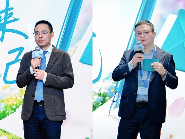 患者故事分享（从左至右分别为田攀文教授、李子明教授）