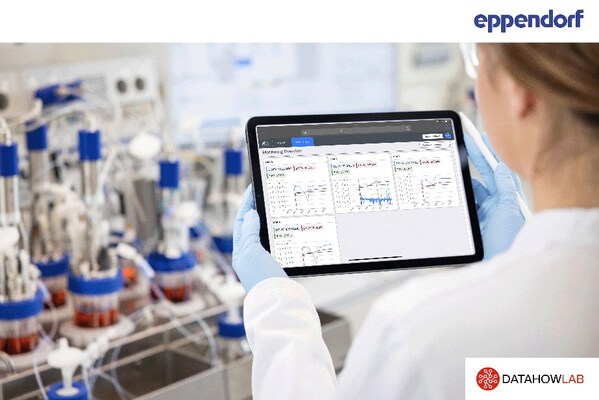 Eppendorf 生物反应器 / 发酵罐可与 DatahowLab 整合提供一体化工艺开发与放大方案