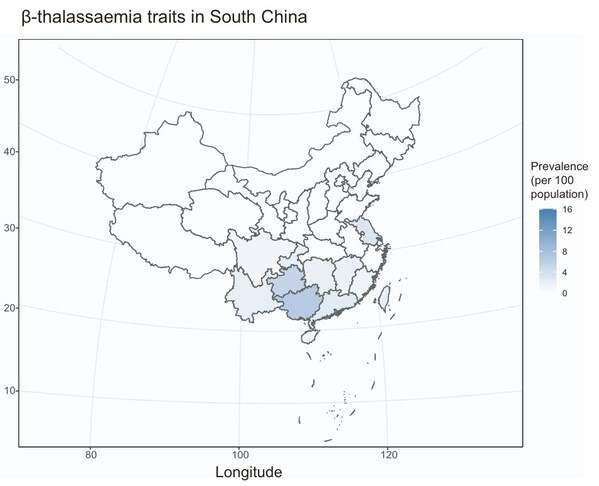 图 α地贫的携带情况和β地贫的携带情况